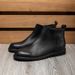 European Warm Series 2025 New Autumn Winter Men's Genuine Leather Round Toe Flat British Style Versatile Western Ankle Zipper Martin Boots_vogvips.com