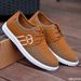 Men's New Fashion Lace Up Footwear Casual Canvas Men Light Breathable Sneakers Classic Male Vulcanized Shoes Zapatos_vogvips.com