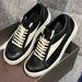 Cowhide Version ~ Infringement Dark Genuine Leather Large Size Thick Sole Height Increasing Sneakers Casual Versatile_vogvips.com