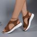 Casual Sleeve Fashion Sandals Low Heels For Women_vogvips.com