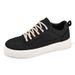 Men's Platform Canvas Sneakers Breathable Lace Up Non-Slip Casual Skate Shoes_vogvips.com