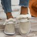 New Women's Winter Snow Boots Fashion Cotton Lace-up Fur Collar Casual Shoes For Big Size Warm & Cozy_vogvips.com