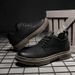 European Warm Series Men's Autumn 2021 New Four Seasons Breathable Casual Leather Shoes Trendy Workwear British Business Formal Martin Boots_vogvips.com