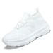 2025 Large Size New Sock Shoes Sports Casual Shoes Thick Sole Student Fashion Slip-On Flyknit Sneakers_vogvips.com