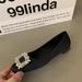 High-End French Style Evening Breeze Elegant Black Low Heel Single Shallow Mouth Spring Slip-On Women's Shoes Loafers_vogvips.com