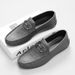 2025 Spring New Bean For Men With One Step Stepping Foot Covering, Lazy Business And Leisure Leather Shoes, Le Fu Shoes_vogvips.com