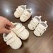Spring Autumn New Sole Soft Surface White For Boys And Girls Aged 0-1, 2-4-7-13 Months Newborn Walking Shoes_vogvips.com