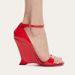 Women's Elegant Round-Toe Peep-Toe Wedge Sandals With Patent Leather Straps - Light Luxury Summer High Heels For Casual & Party Wear_vogvips.com