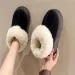 New 2024 Womens Thick Fashion Bottom Snow Boots Autumn Winter Plush Short Tube Indoor And Outdoor Large Size Cotton_vogvips.com