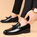 Men's Leather Shoes Fashion Business Casual Formal Dress Shoe Designer Loafers Moccasins Luxury Wedding Shoes For Men Big Size48_vogvips.com
