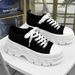 MOSSHARKLO Canvas Casual Shoes For Men & Women - Round Toe Low Top Sneakers With Rubber Sole, Breathable & Comfortable_vogvips.com