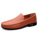 2025 Summer New Ultra-fine Leather Large Size Trendy Fashion Loafers Men's Shoes_vogvips.com