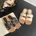 Celebrity Flat Sandals For Women To Wear Outside New Beach Leisure Retro Roman Women's Slippers_vogvips.com
