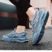 Men's Breathable Mesh Sneakers For Summer - Lightweight Casual Running Shoes With Soft Rubber Sole, Round Toe Design Lightweight Slip_vogvips.com