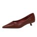 2399 Retro-style Professional Work And Commuting Stiletto Shoes, Comfortable For Long Standing, Slip-on Casual Versatile_vogvips.com
