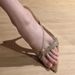 French Style Rhinestone One-Strap Stiletto Heel For Women, Outdoor Wear, Summer 2026 New Fashion Open-Toe Square Toe_vogvips.com
