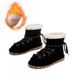 Genuine Leather Snow 2025 Winter New Style Fleece-Lined Warm Lace-Up Short Casual Versatile Thick-Soled Martin Boots For_vogvips.com