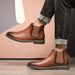 European Warm Series Men's Martin Autumn Winter Large Size British Style Trendy Versatile High-top Leather New Boots_vogvips.com