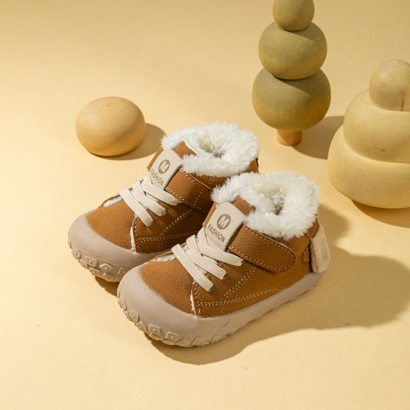 Baby Anti-Kick 2026 Autumn/Winter New Korean Style Soft Sole Infant Toddler Walking Shoes Trendy Wholesale_vogvips.com
