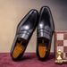 Men's Business Dress Leather Shoes Top Layer Cowhide Lounger Lofu Shoes Cover Foot Square Toe Hand-polished Color British Style Men's Shoes_vogvips.com