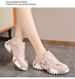 Dad Shoes Women 2026 European Shoes New Summer Breathable Single Shoes Platform Casual Sports Rhinestone Mesh Shoes Large Size_vogvips.com