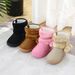 Children's Shoes 2025 Fur Ball Snow Boots, Thickened Children's Boots, Warm Cotton Shoes._vogvips.com