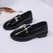 New Niche Retro Loafers, One Foot Versatile Single Shoes, British Style Loafers_vogvips.com