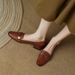 French Style Single-heel Women's Summer Flat Shoes 2026 New Style Mary Jane Women's Shoes_vogvips.com