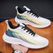 Men's Knitted Training Shoes plus Size Casual Comprehensive Exam Shoes for Middle And High School Export Physical Footwear_vogvips.com