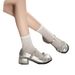 French-style Chunky Heel Mary Jane For Women, 2026 New Spring-summer Versatile Bow-tie Shallow Single Shoes,_vogvips.com