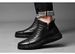 Men's Shoes Large Size First Layer Foot Cover Round Head Medium Tube Velvet Middle Help Casual Boots_vogvips.com