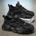 ShoeVault Men's 2025 New Summer Breathable Mesh Youth Casual Sports Dad Shoes Student Running Height Increasing Sneakers_vogvips.com