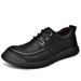 Leather Autumn New Top Layer Cowhide Men's Casual Breathable Non-Slip Soft Sole Low-Cut Business Formal Shoes_vogvips.com