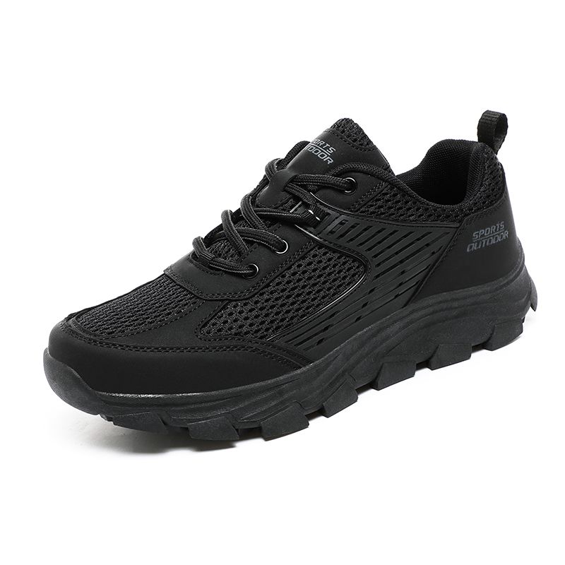 Casual Sneakers Women Lace-up Anti-slip Comfortable Outdoor Hiking Shoes Men Air Mesh Breathable Soft Low-top Running Shoes Men_vogvips.com
