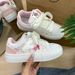 White Sneaker Women's 26 Spring/Summer New Round-Tip Thick-Tread Lace-Up Sneakers_vogvips.com