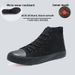 Dou Chuan Spring New Canvas Shoes Women's Trend Simple Low-top Casual Cloth Shoes Breathable Student Board Shoes Men_vogvips.com