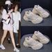 Korean Version Summer New Dad Thick Soled Student Mesh Shoes, Women's Trendy Breathable Sports Shoes K-9-3_vogvips.com