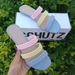 Women’s Shoes Rhinestones Square Toe Flat Bottom Simple Color Matching Beach Slippers Large Size Sandals_vogvips.com