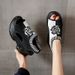 Women's Sandals Rose Popular Version Platform Bottom Flying Woven Open Toe Thick Bottom Sports Style Casual Sandals Trend_vogvips.com