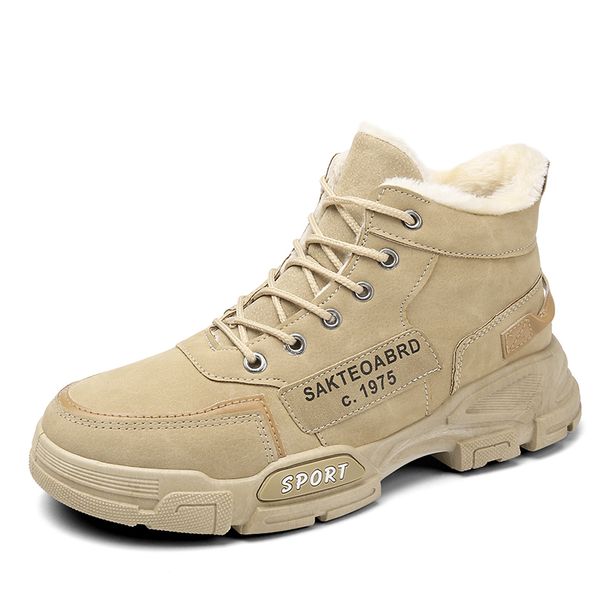 Winter High Top Cotton Shoes Work Shoes Martin Boots Men's Boots_vogvips.com