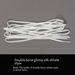 Lace Silver Shoelaces Ballet Style Suitable For Forrest Gump Shoes Silver Casual Sports Shoes With Ropes A Pair_vogvips.com