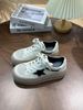 Retro Multi-color Thick-soled Star-patterned Shoes For Women, Stylish, Versatile, Comfortable, Lightweight And Casual, Cute Little Shoes_vogvips.com