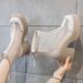 Martin For Women, Summer Thin Style 2025 New Thick Sole Height Increasing Versatile Hollow Breathable Mesh High Heel_vogvips.com