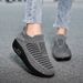 Women Walking Running Mesh Fashion Platform Slip-On Sneaker Air Cushion Gym Modern Dance Shoes_vogvips.com