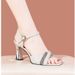 Women's Summer 2026 New Style Single-Strap Sandals Chunky Heel, Open Toe, Sexy And Versatile, Popular With Internet_vogvips.com