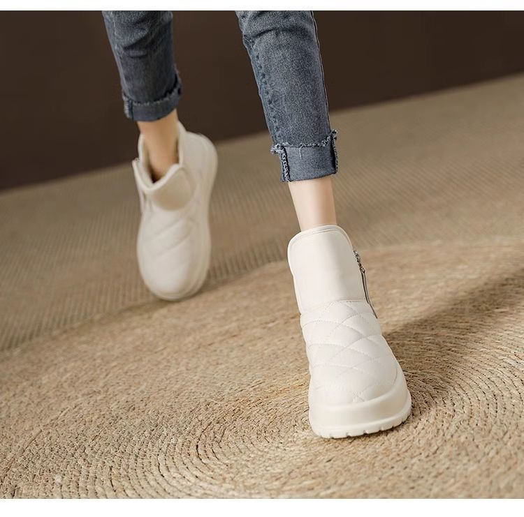 Winter Boots Women 2024 New Waterproof Non-Slip Thickened Warm Cotton Shoes For Northeast_vogvips.com