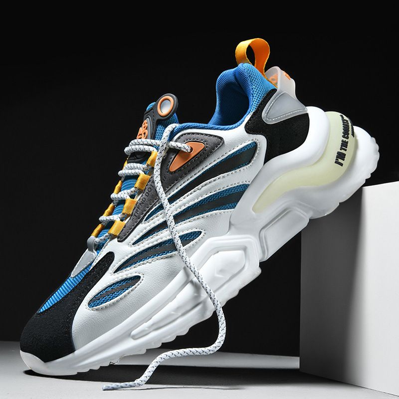 Men's Shoes Large Size Men's Casual Shoes Summer New Breathable Daddy Shoes Fashion Sneakers_vogvips.com