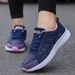 Casual Fashion Breathable Walking Mesh Flat Sneakers Women 2021 Gym Vulcanized Shoes White Female Footwear_vogvips.com
