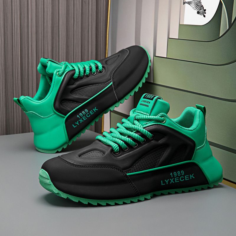 Spring High End Versatile Casual Sports Thick Soled Height Enhancing Men's Forrest Gump Daddy Shoes_vogvips.com