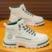 Men's High Top Denim Boots, Casual Sports Shoes, Trendy And Fashionable Men's Boots_vogvips.com